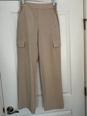 Lou & Grey Wanderweave Tan Cargo Pants - Size XS